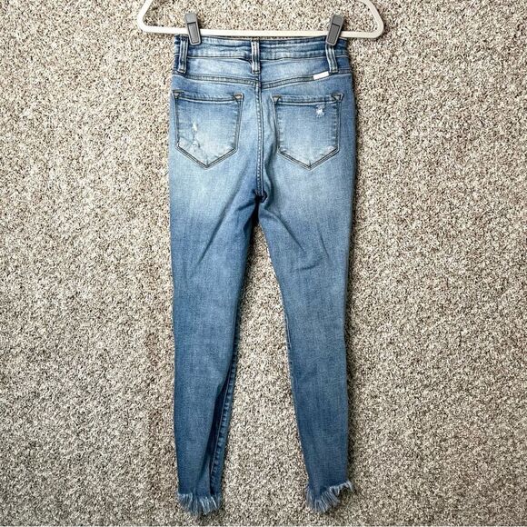 KanCan Jeans Women’s 25 High Rise Ankle Skinny Stretch Light Wash Denim - Picture 7 of 8